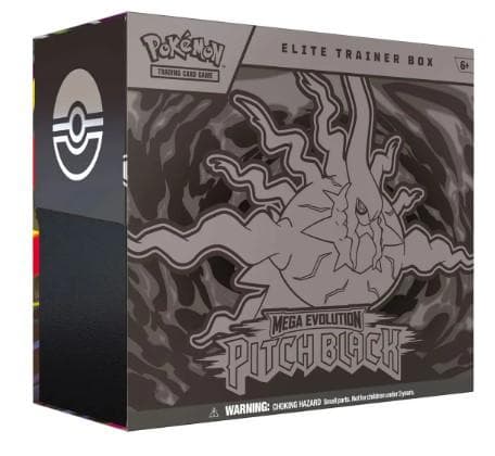 Pokémon TCG: Mega Evolution - Pitch Black - Elite Trainer Box - Inglês