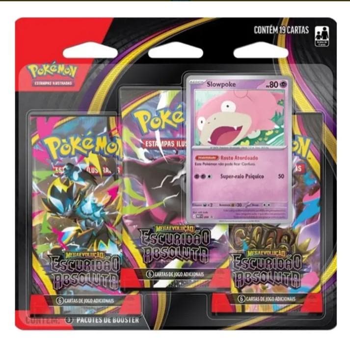 Blister Triplo Pokémon ME05 Escuridão Absoluta