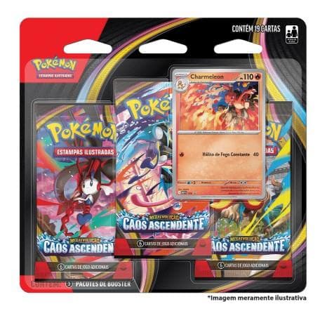 Blister Triplo Pokémon ME04 Caos Ascendente